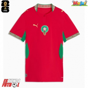 Marruecos Primera Equipación Mujer Mundial 2026 Manga Corta